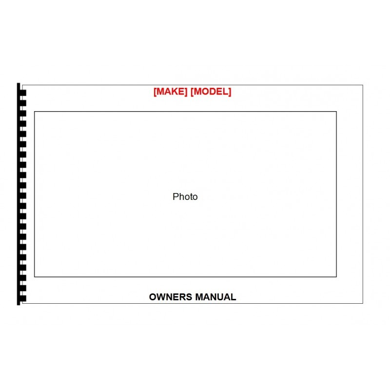 Owners Manual Toyota Hiace MB & NA