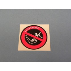 Airbag Warning Placard